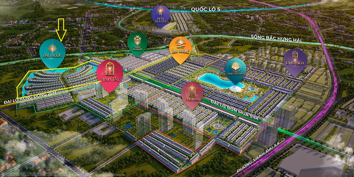 Biệt thự Phân Khu Đảo Ngọc vinhomes Ocean Park 3