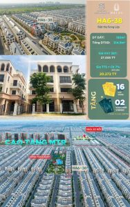 Bán biệt thự Hải Âu 6 căn 38 Vinhomes Ocean Park 2 The Empire Hưng Yên; Diện tích 150m2, hướng Đông Nam giá bán 20.3 tỷ