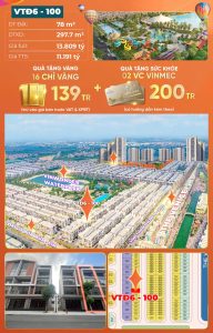 Bán liền kề Vịnh Thiên Đường 6 căn 100 Vinhomes Ocean Park 3 The Crown Hưng Yên giá 11.1 tỷ
