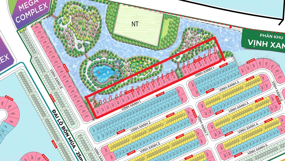 Bán biệt thự đơn lập Vịnh Xanh 1 nhìn hồ và công viên Vinhomes Ocean Park 3 The Crown Hưng Yên