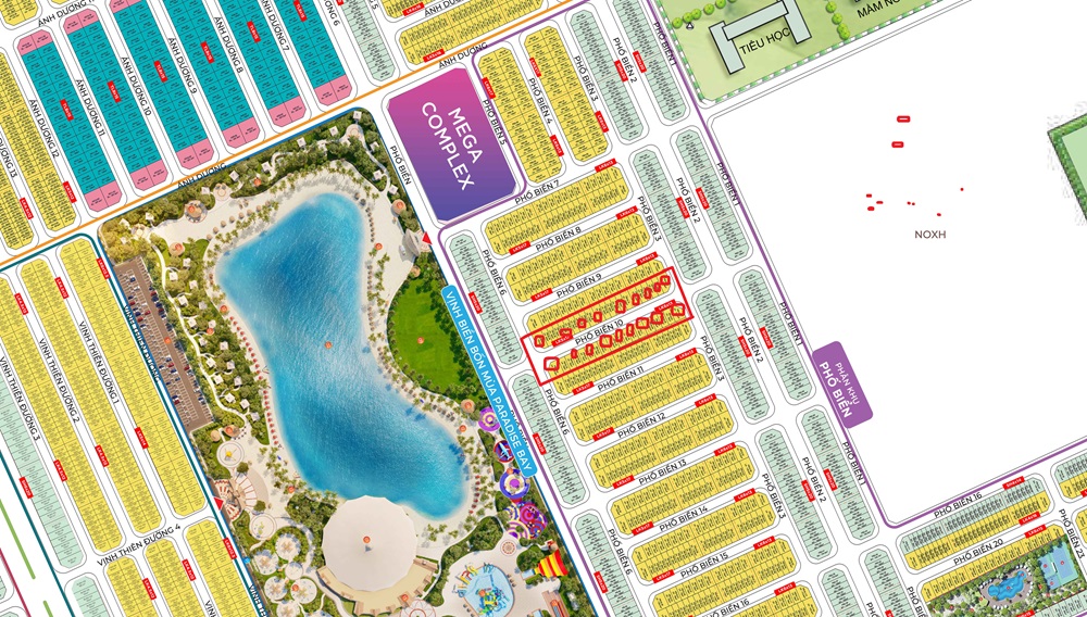 Bán liền kề Phố Biển 10 Vinhomes Ocean Park 3 The Crown Hưng Yên. Giá bán tốt nhất thị trường, quỹ căn chủ nhà cần bán giá gốc chủ đầu tư