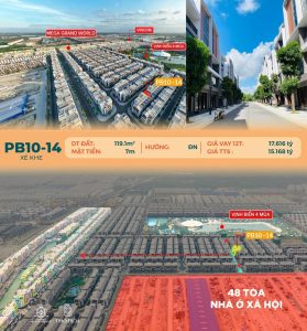 Bán liền kề Phố Biển 10 căn 14 Vinhomes Ocean Park 3 The Crown Hưng Yên