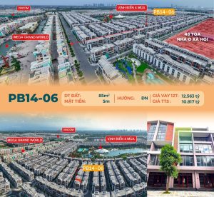 Bán liền kề Phố Biển 14 căn 06 Vinhomes Ocean Park 3 The Crown Hưng Yên bán giá rẻ bán cắt lỗ