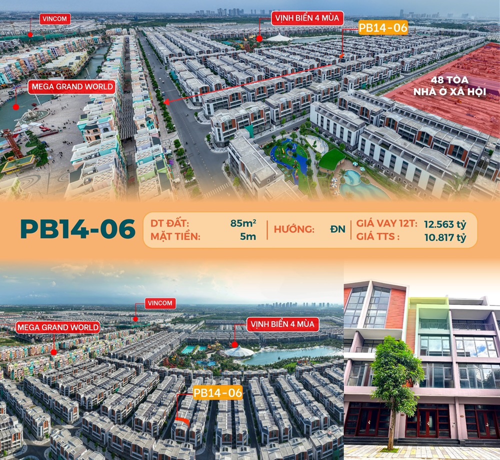 Bán liền kề Phố Biển 14 căn 06 Vinhomes Ocean Park 3 The Crown Hưng Yên bán giá rẻ bán cắt lỗ