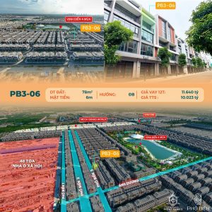 Bán liền kề Phố Biển 3 căn 06 Vinhomes Ocean Park 3 The Crown Hưng Yên