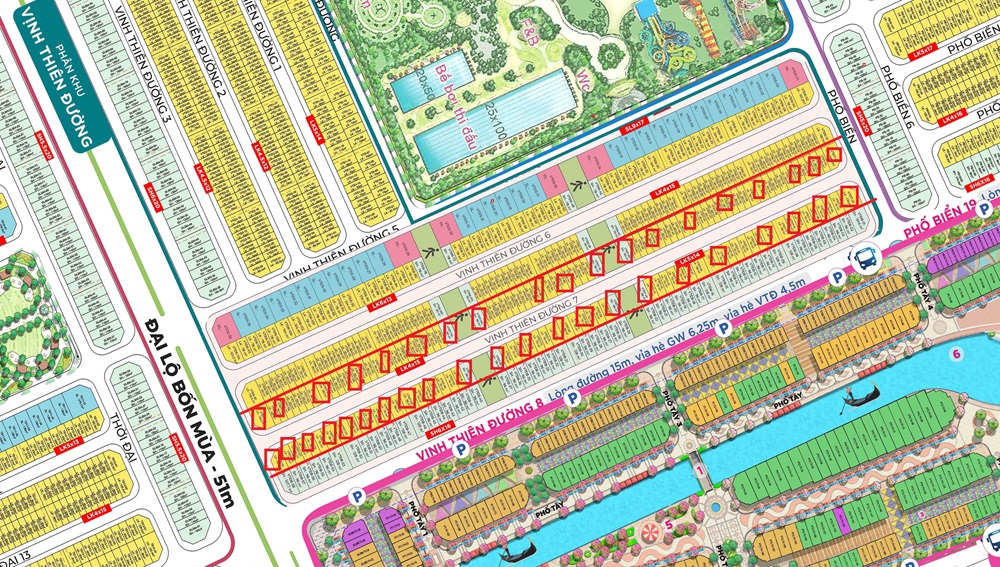 Bán liền kề Vịnh Thiên Đường 7 Vinhomes Ocean Park The Crown Hưng Yên giá rẻ. Quỹ căn chủ nhà cần bán, được vay ngân hàng 70% giá trị hợp đồng