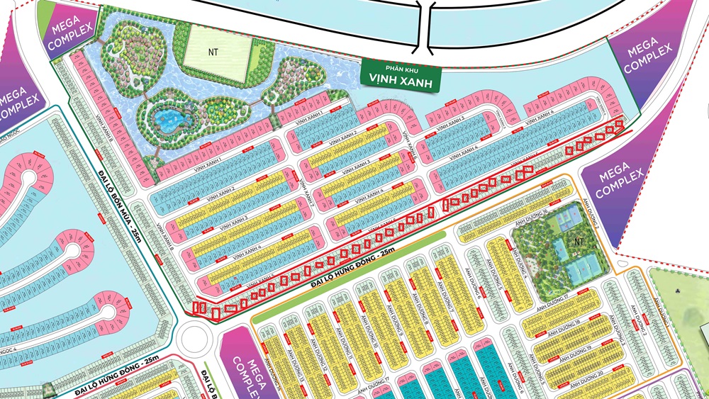 Bán shophouse Vịnh Xanh Đại Lộ Hừng Đông Vinhomes Ocean Park 3 The Crown Hưng Yên