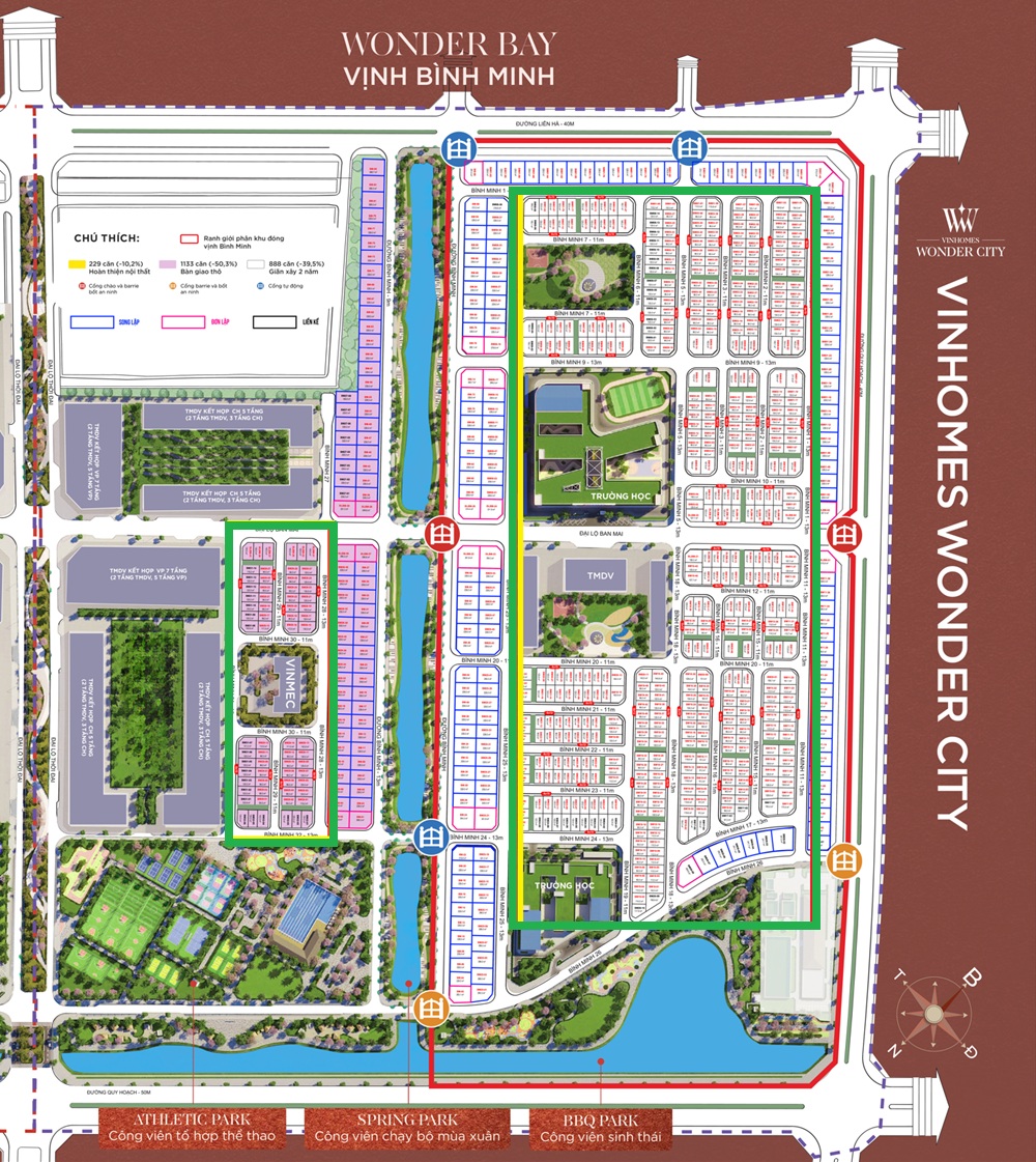 Bán liền kề Bình Minh Vinhomes Wonder City Đan Phượng Hà Nội