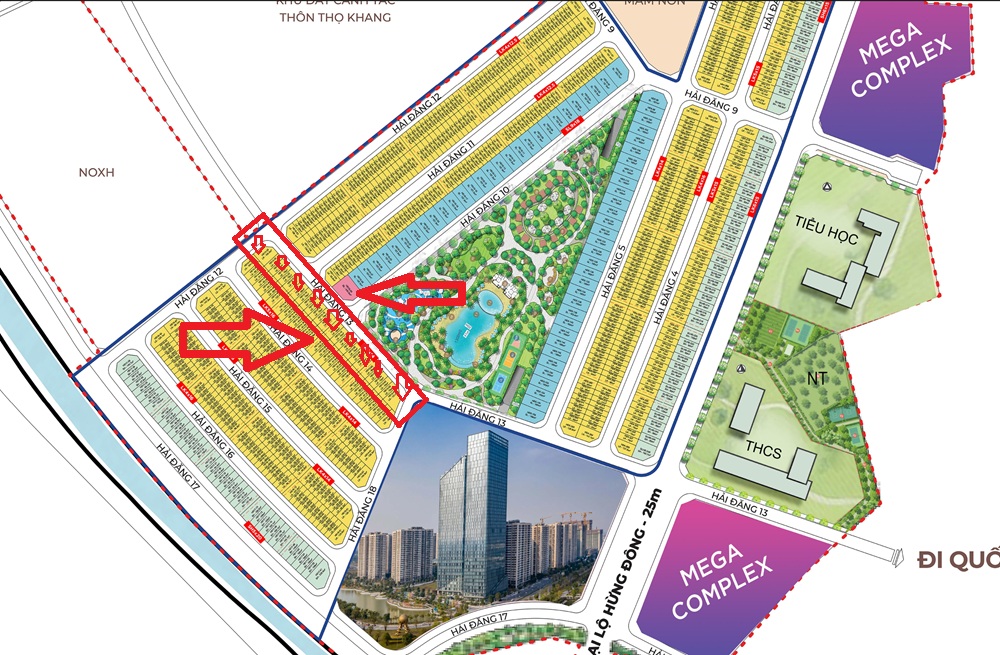 Bán liền kề Hải Đăng 13 Vinhomes Ocean Park 3 The Crown Hưng Yên