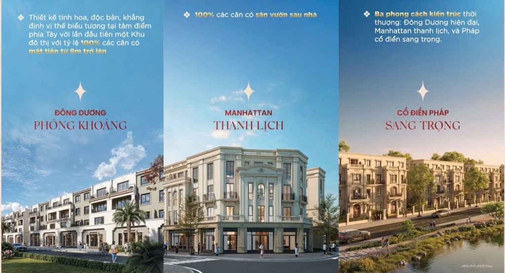 Kiến trúc Vinhomes Wonder City Đan Phượng