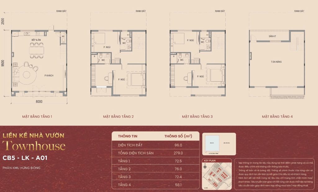 Liền kề Hừng Đông 96m2 Vinhomes Wonder City Đan Phượng