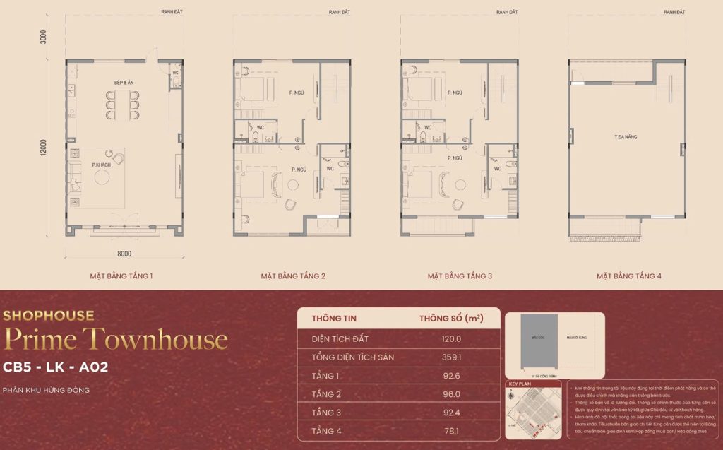 Shophouse Prime Townhouse 120m2 Hừng Đông Vinhomes Wonder City Đan Phượng