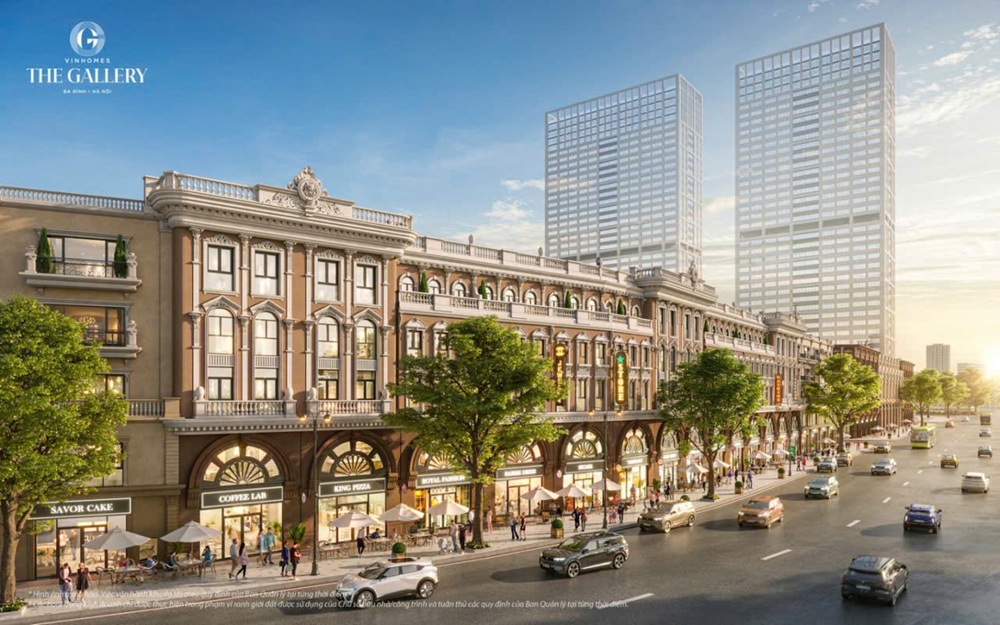 Shophouse kinh doanh Vinhomes The Gallery 148 Giảng Võ Đống Đa Hà Nội