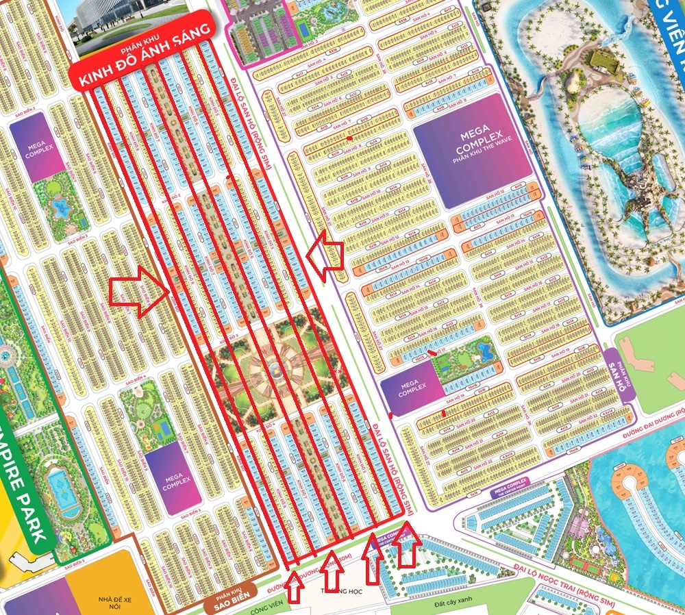 Biệt thự Kinh Đô Ánh Sáng Vinhomes Ocean Park 2 The Empire Hưng Yên