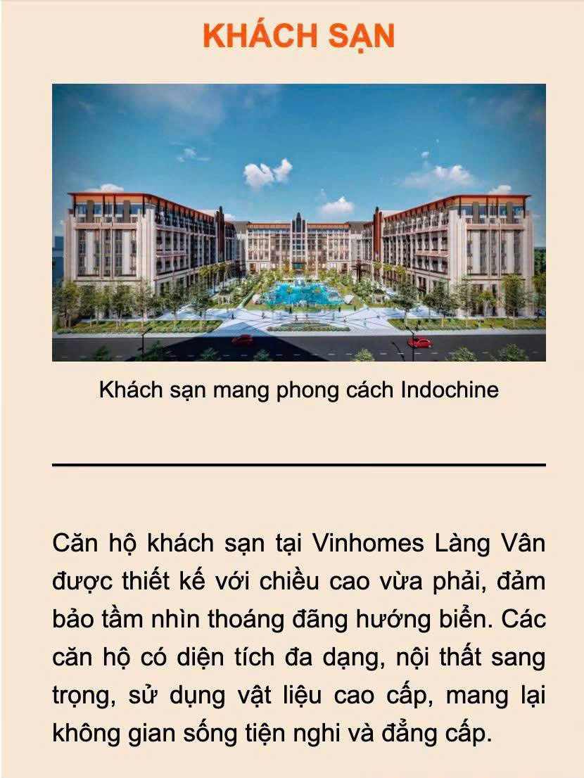 Khách sạn Vinhomes Làng Vân - Vinpearl Heaven Bay