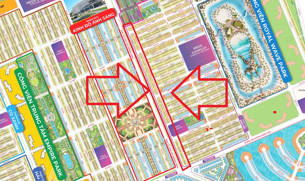 Shophouse Đại lộ San Hô Vinhomes Ocean Park 2 The Empire Hưng Yên