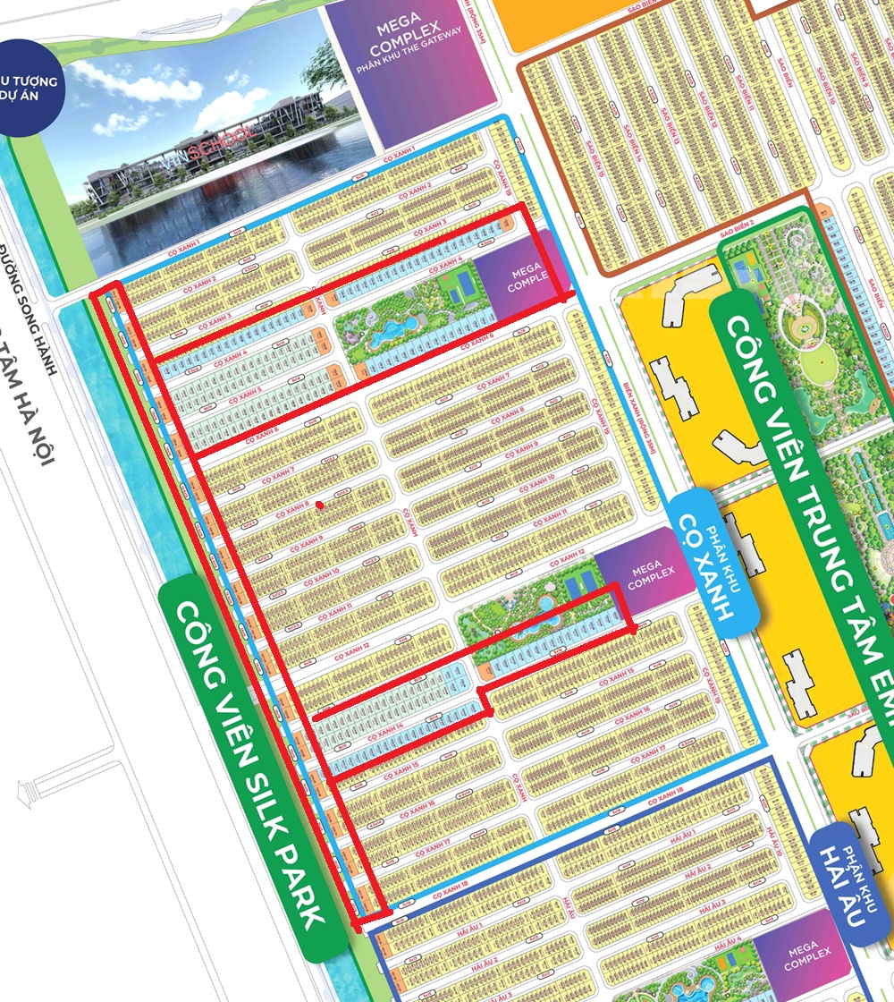 Biệt thự Cọ Xanh Vinhomes Ocean Park 2 The Empire Ocean City Hưng Yên