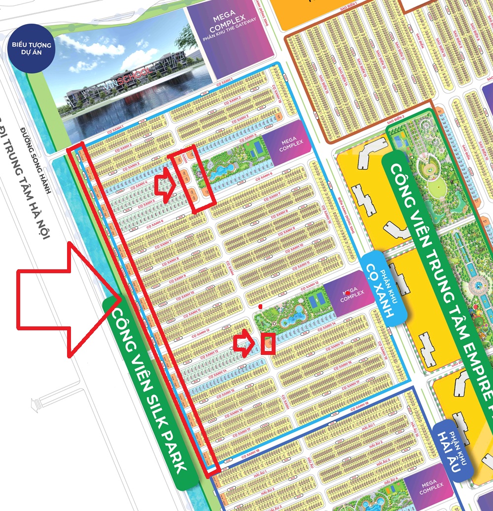 Biệt thự đơn lập Cọ Xanh Vinhomes Ocean Park 2 The Empire Ocean City Hưng Yên