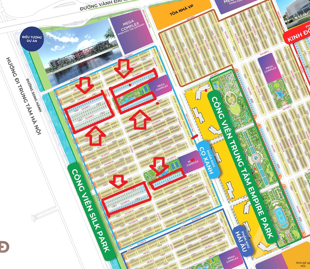 Biệt thự song lập Cọ Xanh Vinhomes Ocean Park 2 The Empire Ocean City Hưng Yên. Mua bán chuyển nhượng giá rẻ nhất thị trường