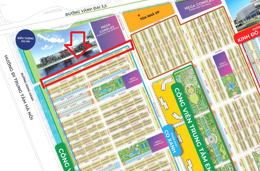 Liền kề Cọ Xanh 1 Vinhomes Ocean Park 2 The Empire Ocean City Hưng Yên