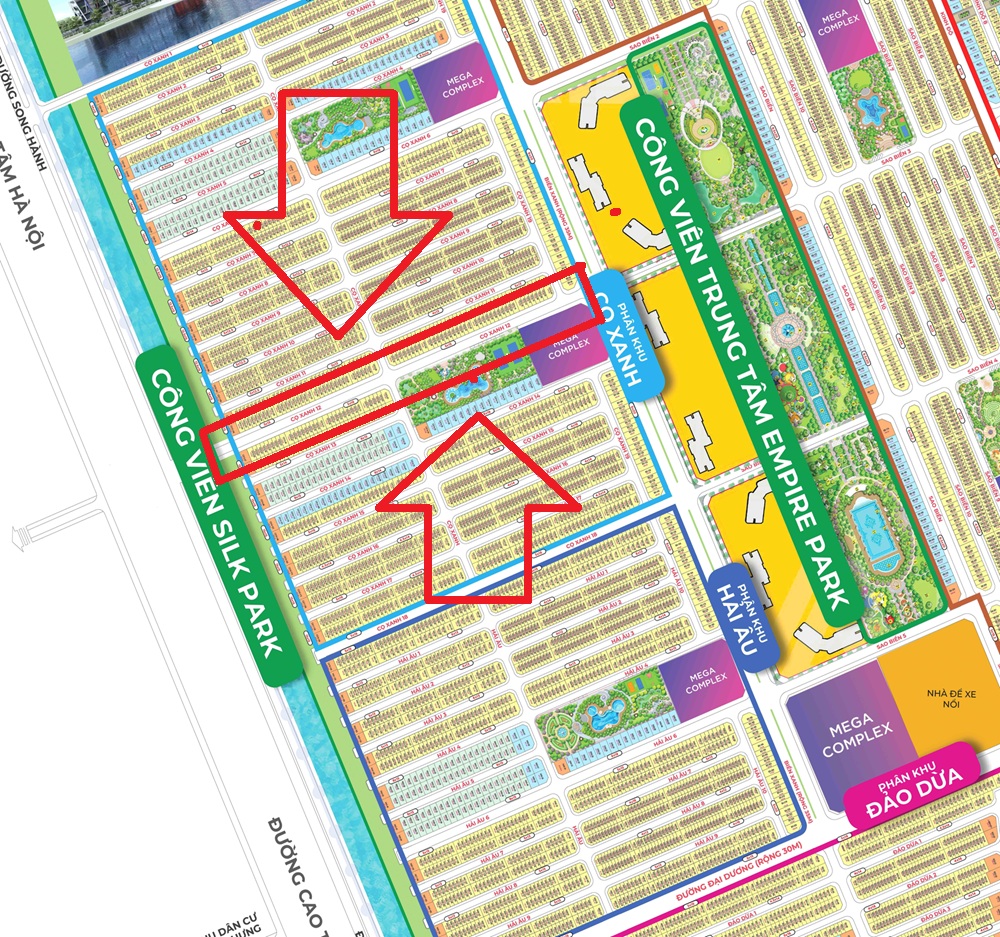 Liền kề Cọ Xanh 12 Vinhomes Ocean Park 2 The Empire Ocean City Hưng Yên