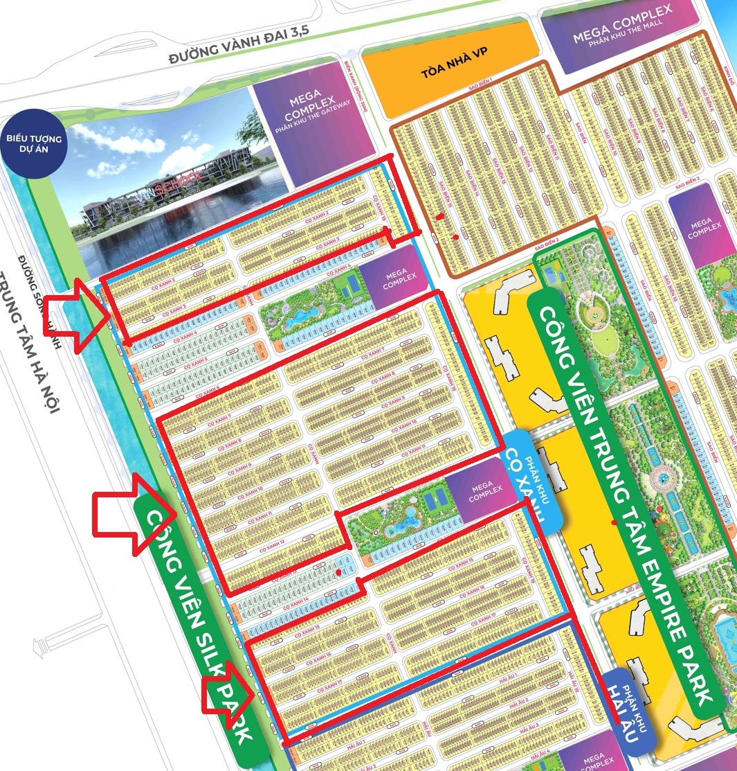 Liền kề Cọ Xanh Vinhomes Ocean Park 2 The Empire Ocean City Hưng Yên