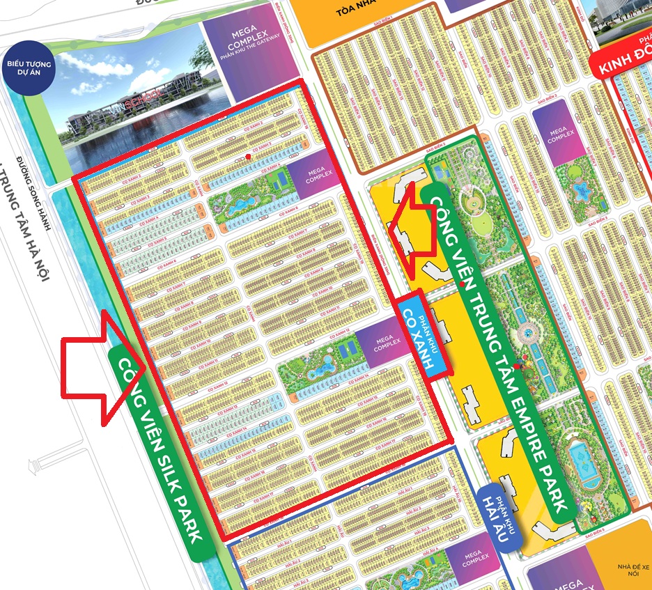 Phân khu Cọ Xanh Vinhomes Ocean Park 2 The Empire Ocean City Hưng Yên