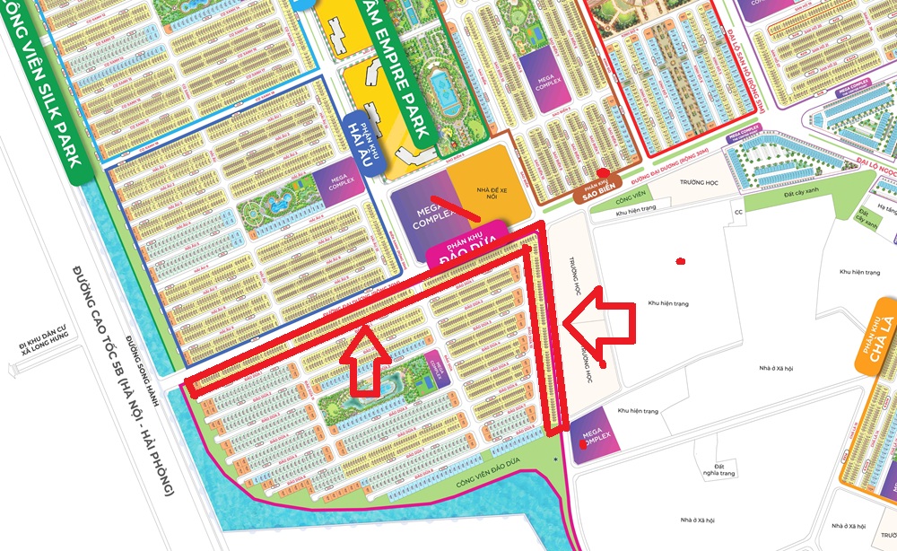 Shophouse Đảo Dừa Vinhomes Ocean Park 2 - The Empire (Ocean City) Hưng Yên giá rẻ