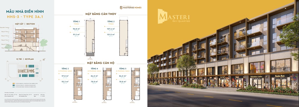 Thiết kế nhà Masteri Sky Quarter