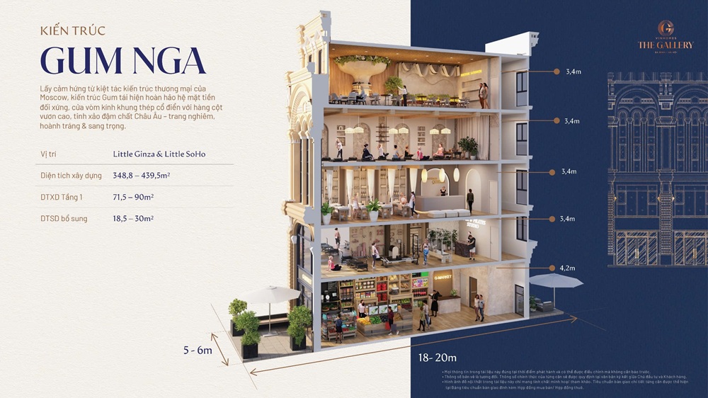 Cho thuê liền kề Vinhomes The Gallery Giảng Võ - 148 Giảng Võ, Ba Đình, Hà Nội