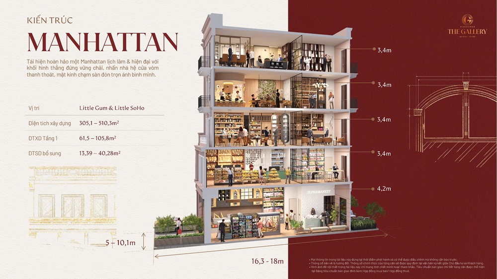 Cho thuê shop kinh doanh Vinhomes The Gallery Giảng Võ - 148 Giảng Võ, Ba Đình, Hà Nội
