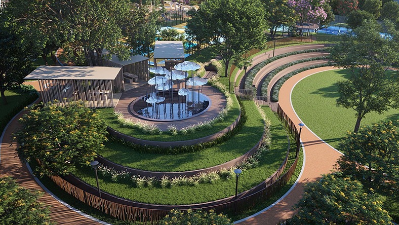 Sân vườn Garden Villa The Fullton Edition