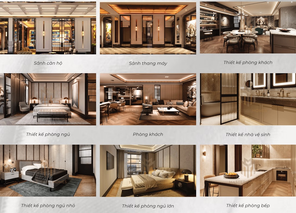 Thiết kế nội thất Masterise The Grand Hà Nội (Masterise D'. San Raffles) 22-24 Hàng Bài