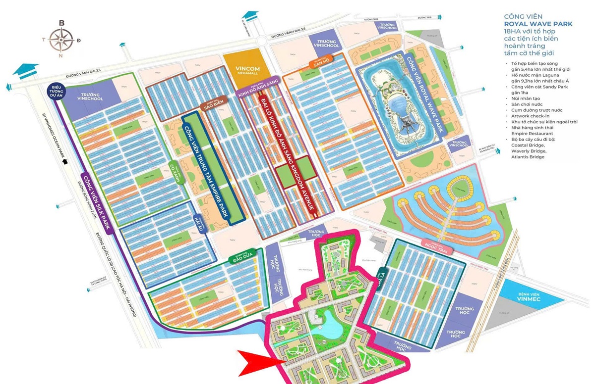 Căn hộ Chung cư MIk Vinhomes Ocean Park 2 The Empire Hưng Yên mở bán căn đẹp