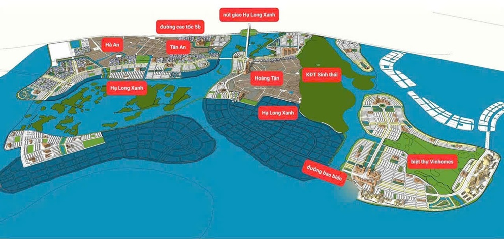 Phối cảnh Vinhomes Hạ Long Xanh