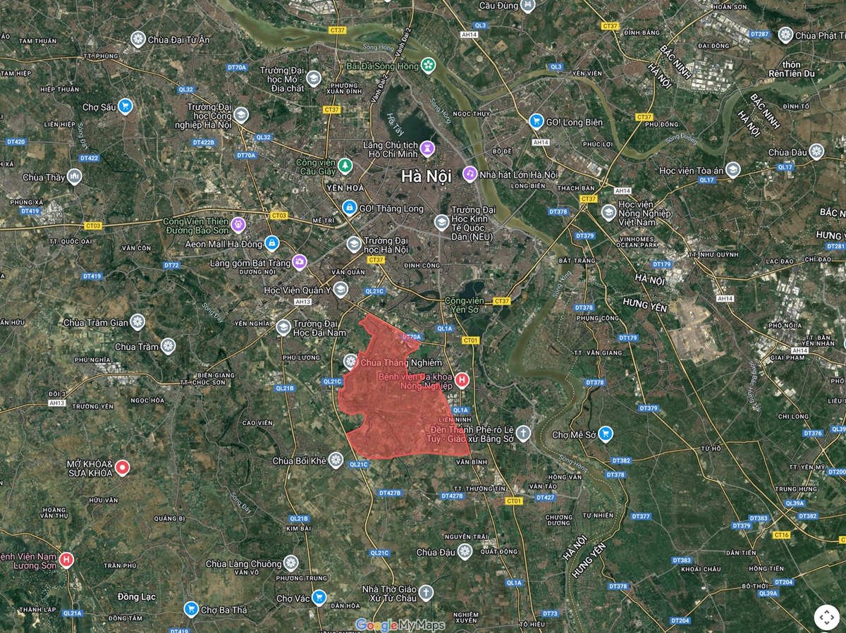 Vị trí Vinhomes Olympic Ngọc Hồi