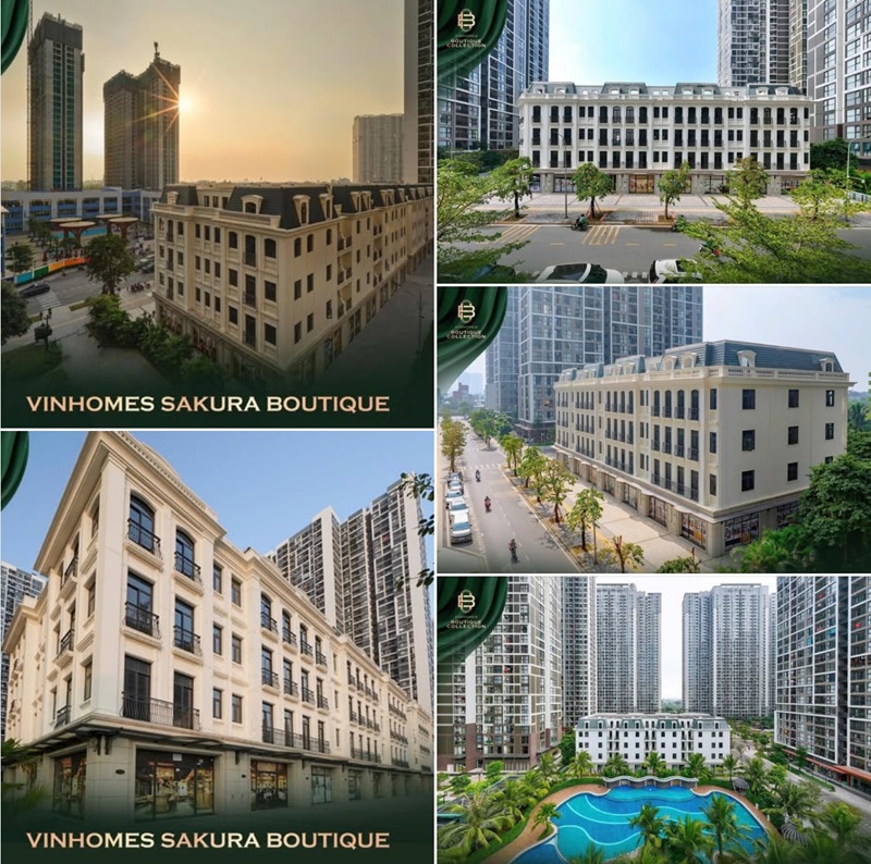 Shop TMDV Vinhomes Sakura Boutique tại Smart City Nam Từ Liêm