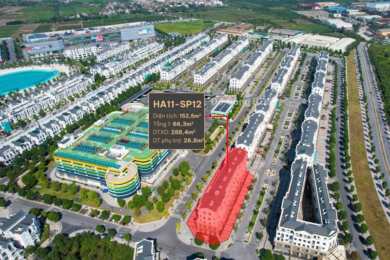 Vị trí shop TMDV Vinhomes Ocean Gia Lâm