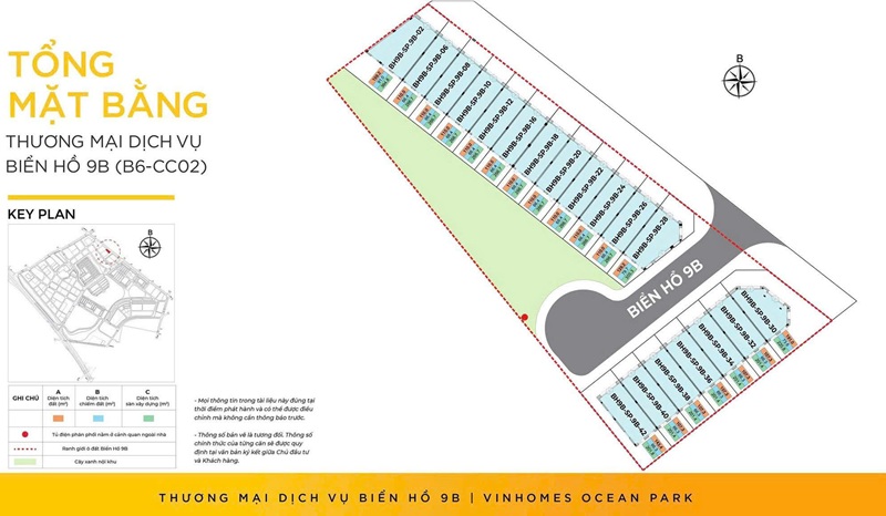 Bán shop TMDV Biển Hồ 9B Vinhomes Ocean Park 1 Gia Lâm Hà Nội