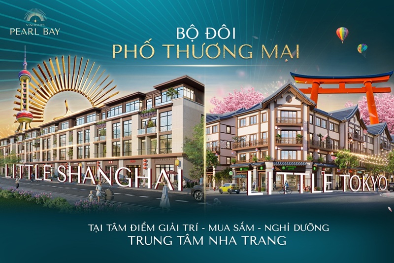 Nhà phố shophouse Vinhomes Pearl Bay số 9 Trần Phú, Nha Trang