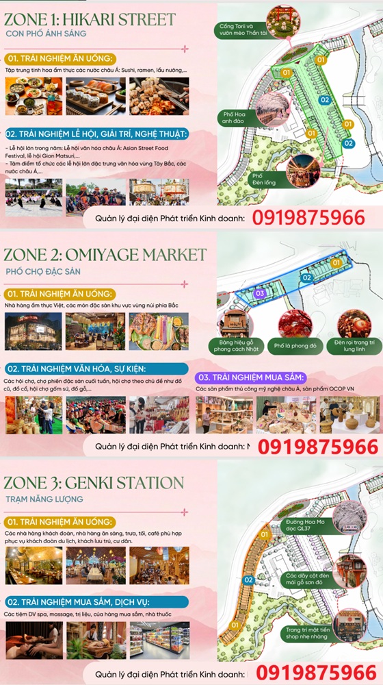 Quy hoạch ngành hàng J-Town Mỹ Lâm Tuyên Quang