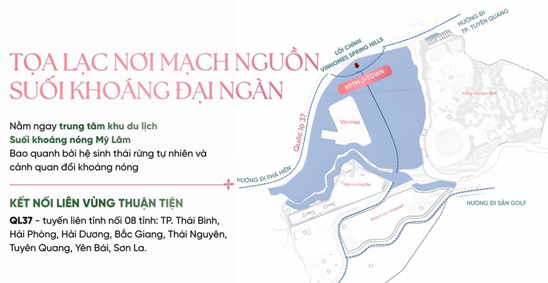 Vị trí dự án Mở bán Vinhomes Mỹ Lâm Tuyên Quang