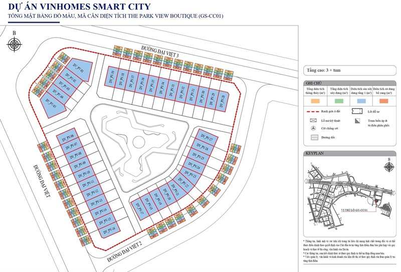 39 căn The Park View Boutique Shop TMDV Vườn Nhật Vinhomes Smart City