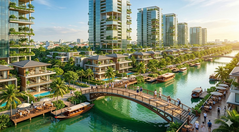 Biệt thự khu đô thị du lịch nghỉ dưỡng Mekong