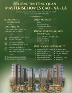 Giới thiệu dự án căn hộ chung cư Masterise Homes Cao Xà Lá