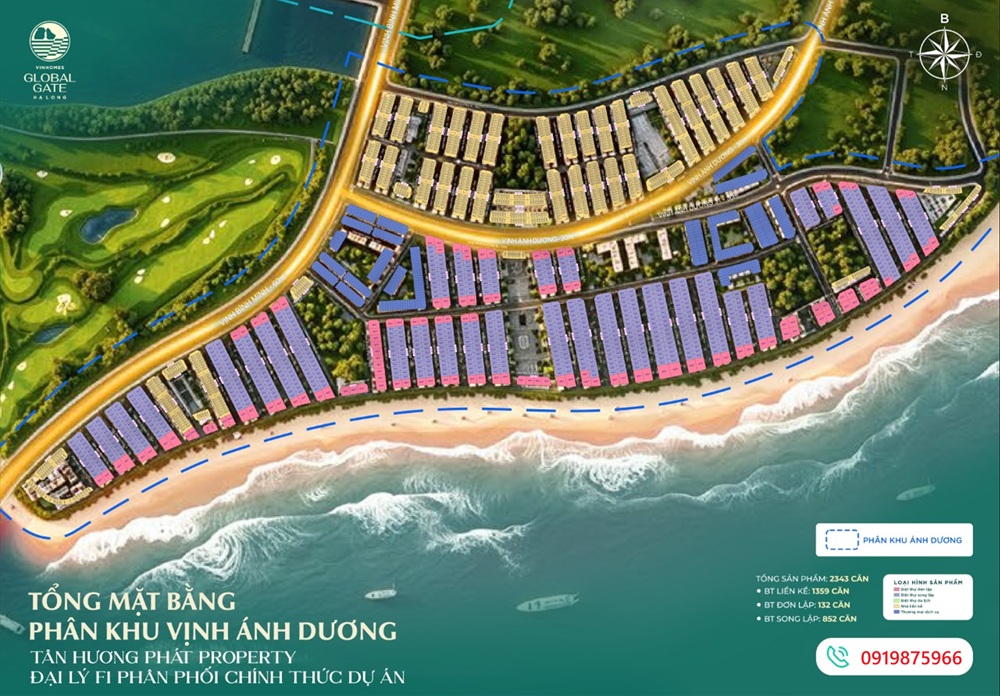 Mở bán Khu Ánh Dương - Phân khu Châu Mỹ Vinhomes Global Gate Hạ Long Quảng Ninh