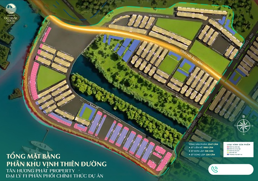 Mở bán Khu Vịnh Thiên Đường - Phân khu Châu Mỹ Vinhomes Global Gate Hạ Long Quảng Ninh