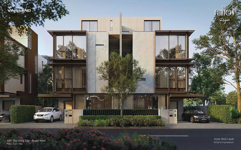 Biệt thự song lập Fullton Regal Capital Land Vinhomes Ocean Park 3 giá rẻ