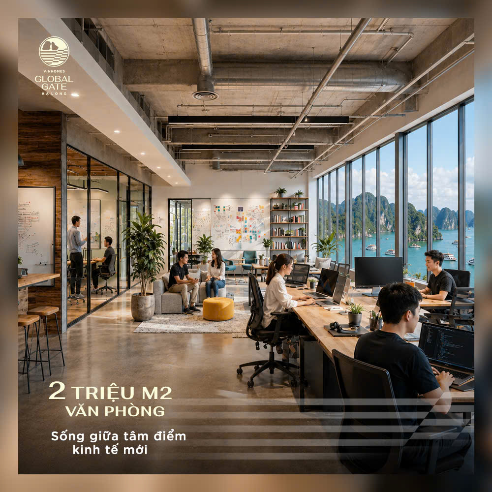 Khu văn phòng The Sunrise Bay Vinhomes Global Gate Hạ Long