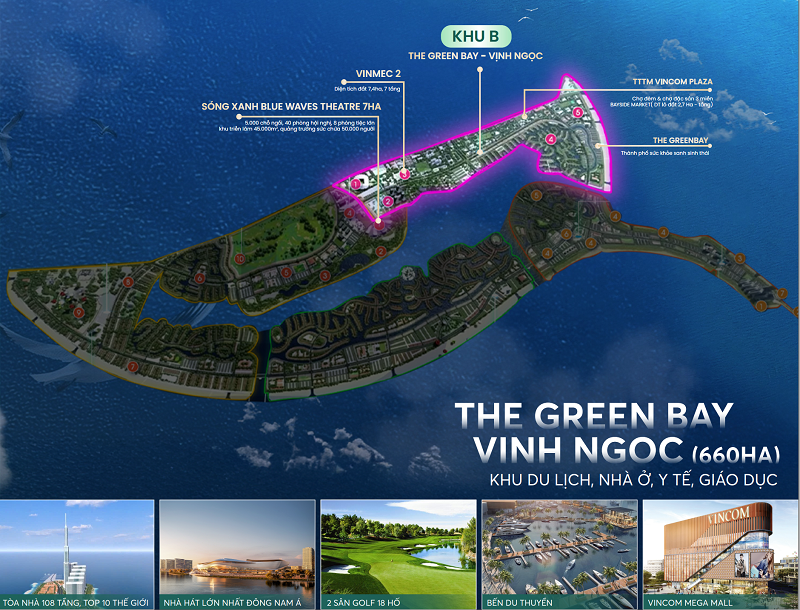 The Green Bay Vịnh Ngọc Vinhomes Paradise Cần Giờ Hồ Chính Minh